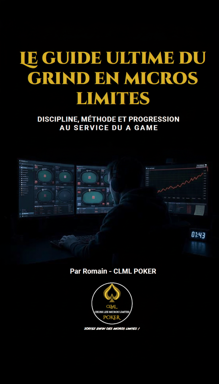 Couverture du Guide Ultime du Grind en Micros Limites par CLML Poker